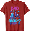 Birthday Party Shirts For Men Women Kids Dad of Birthday Boy Llama Pinata Party Family Matching Men T-Shirt - Cranberry Red
