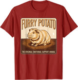 Guinea Pig Enthusiast Apparel Guinea Pig Lover – Cute Pet Enthusiast Design T-Shirt - Cranberry Red