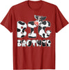 Cow Pattern Print Family Tee For Mom Dad Kids Cow Big Brother Birthday Funny Family Matching Bro Family T-Shirt - Cranberry