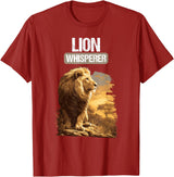 Lions Lion Lovers Shop Lions Lion Whisperer T-Shirt - Cranberry Red