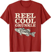 Angling Grunkle Freshwater Pickerel Fishing Rod Reel Cool Grunkle Fly Fishing Walleye Fishing Pole Grunkle T-Shirt - Cranberry Red