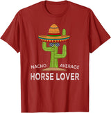 Cartba Horse Co. Funny Horse Lover Ranch Equestrian T-Shirt - Cranberry Red