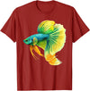 Bettas Betta Lovers Shop Bettas Betta Fish Betta T-Shirt - Cranberry Red