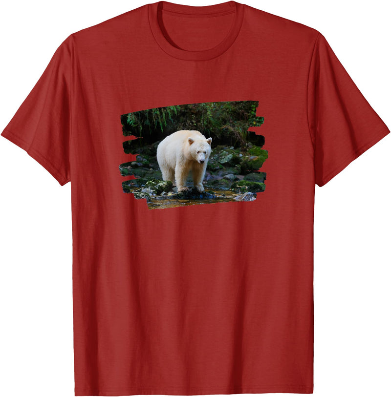 Kermode Bear Merch Kermode Bear T-Shirt - Cranberry Red