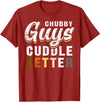 Bear Community Bear Brotherhood Gay Men Gifts Chubby Guys Cuddle Better Funny Gay Bear Pride T-Shirt - Cranberry Red