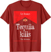 Kills The Boredom T-Shirt - Cranberry Red