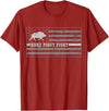 Shoppzee Wild Pig Hunting Wild Boar Hunting Shirts Pig Call For Hunting Shirt Here Piggy Piggy Hog Hunting Shir T-Shirt - Cranberry Red