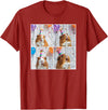 Animal Photobooth Love Guinea Pigs Men Women Kids Funny Guinea Pig Face Pet Cavy Mom Guinea Pig Birthday T-Shirt - Cranberry Red
