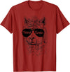 Mama Llama Funny Animal Apparel Llama Lover Mama Llama T-Shirt - Cranberry Red