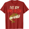 BoredKoalas Fish Fishing Shirts Fisherman Gifts This Boy Loves To Fish Bass Fishing Family Matching Men Gift T-Shirt - Cranberry Red