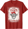 Funny Appreciation Chaos Coordinator for Women Men Funny Heifer Bleached Chaos Coordinator Teachers Boss Women T-Shirt -