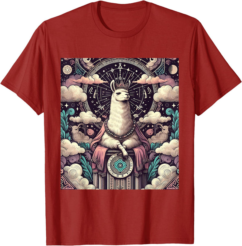 Check out my Llama Shirts Llama tarot card T-Shirt - Cranberry Red