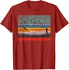 Birding & Bird Lover Shirts Retro Birding Bird Watching Bird Watcher Birder T-Shirt Small - Cranberry Red