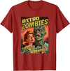 Last Gasp Graphics Astro Zombies 1950s Horror Comic Cover T-Shirt - Cranberry Red