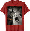 Funny Tee-Tshirt Halloween Gift Ideas Funny Boo Ghost Witch Halloween Costume T-Shirt - Cranberry Red