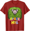 Wild Critter Lover Fun Farmer Combination Tees Hedge Hog Funny Hedgehog Pun Cute Animal How I Roll Pig Farm T-Shirt - Cranberry Red