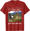 Machu Picchu Souvenir Llama Machu Picchu T-Shirt - Cranberry Red