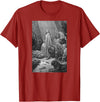 Urban Empyre Gustave Dore Daniel in the Lions Den T-Shirt - Cranberry Red