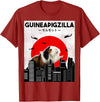 Funny Guinea Pig Gifts, Guinea Pig Owner Gifts Guinea Pig Lover, Guineapigzilla, Cavy Owner, Guinea Pig T-Shirt - Cranberry Red