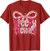 Speech Language Pathologist Valentines Day SLP Therapy T-Shirt - Cranberry Red