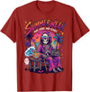 Summerween Halloween in July Spooky Summer Horror summerween Sun Sand and Scare Skeleton Halloween T-Shirt - Cranberry Red