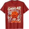 Ghoul Halloween Trick Or Treat SteMi Apparel Halloween Ghoul Lover Spooky Ghost Scary Trick Or Treat T-Shirt - Cranberry Red