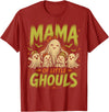 Mama of Little Ghouls Halloween Clothing BB Funny Halloween Mom Shirt Mothers Day Mama of Little Ghouls T-Shirt - Cranberry