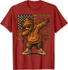 Vintage Dabbing Bear Retro Humor Gift Co Vintage Dabbing Bear Funny Retro Graphic T-Shirt - Cranberry Red