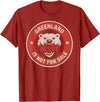 Greenland Not For Sale Greenland is Not for Sale Polar Bear Resist Graphic T-Shirt - Cranberry Red