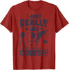 Legendairy Cow Co I Just Really Like Cows OK Funny Cow Lover Farmer Dairy Farm T-Shirt - Cranberry Red