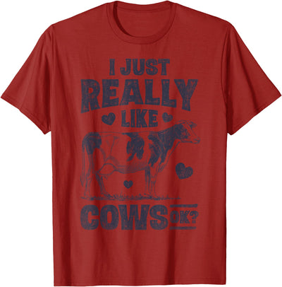 Funny Cow T-Shirt - Hilarious Farm Animal Design