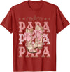 Country CowGirl Western Family Matching Rodeo Papa Pink Boots Coquette Cow-Girl Birthday Party T-Shirt - Cranberry Red