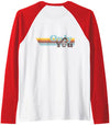 JKLM Smokey Bear Officially Licensed Raglan Baseball Tee - size chart
