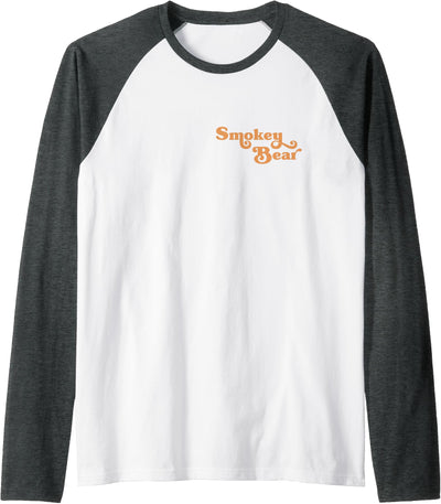 Smokey Bear Officially Licensed Raglan Baseball Tee