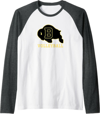 Cow Buffalo High School Buffalo Wy 82834 Wy Logo Volleyball T-Shirt