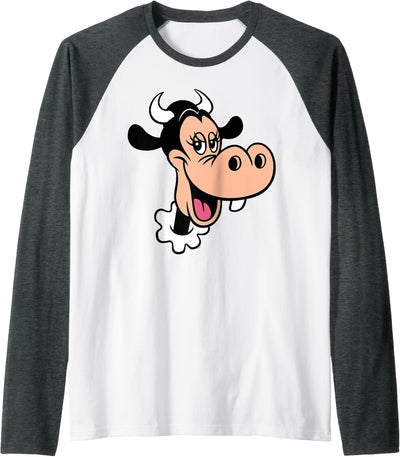 Disney Clarabelle Cow Big Face Costume Raglan Baseball T-Shirt