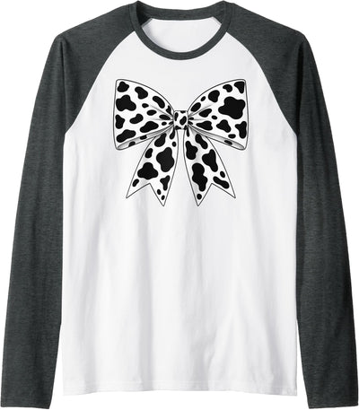 Gifts Cute Cowprint Coquette Bow Cow Pattern T-Shirt
