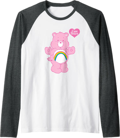 Cheer Bear Raglan Baseball Tee