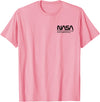 NASA Astronaut Teddy-Bear Worm Logo T-Shirt - Pink