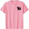 Polar Bear Gift for Men, Women, Dad & Mom Polar Bear Dad Mom Lover - Monochromatic Polar Bear T-Shirt - Pink