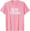 Sevier County Bears Official High School Gear Bear Sevier County High School Strong T-Shirt - Pink