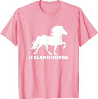 Icelandic horse gifts Icelandic horse T-Shirt - Pink