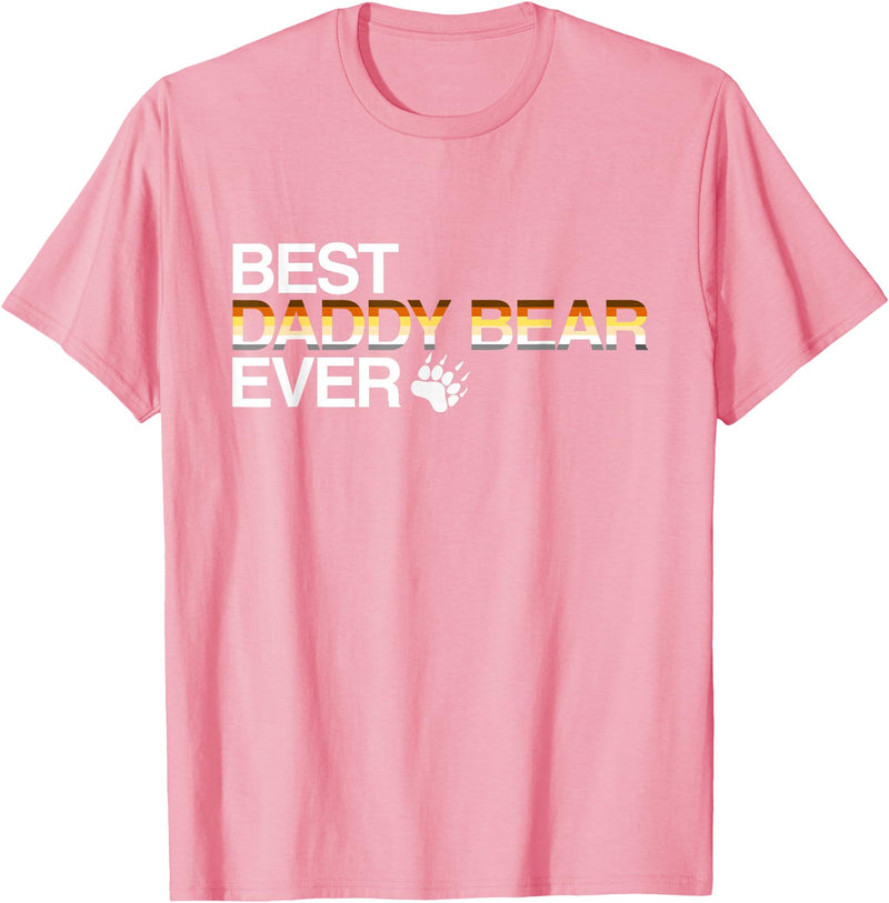 LGBT Love is Love Gay Bear Shirts LGBT Gay Pride Best Daddy Bear T-shirt T-Shirt - Pink