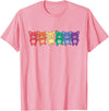 Cute Animals Lgbtq+ Pride Month Rainbow Flag Pride Month Lgbtq Rainbow Pig T-Shirt - Pink