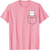 Arctic Polar Bear Tees And Gifts Polar Bear In The Pocket Funny Pocket Polar Bear T-Shirt - Pink