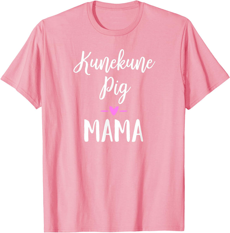 Angry Ant Graphics - Kunekune Pig Gifts Kune Kune Pig Gift for Women - Kunekune Pig Mama T-Shirt - Pink
