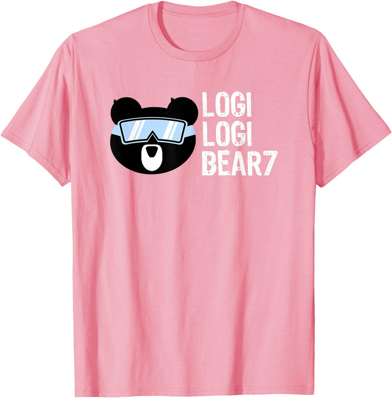 LogiLogiBear7 Logi Logi Bear 7 Shirt T-Shirt - Pink