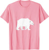 T-Shirts for Kids Cute Polar Bear Kids T-Shirt T-Shirt - Pink