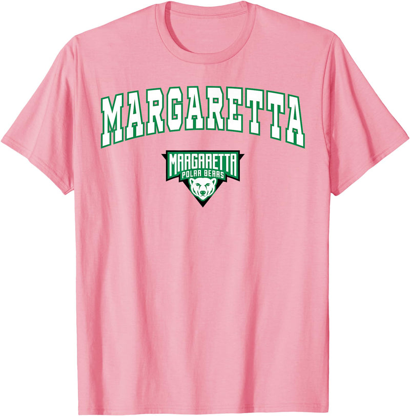 Official High School Fan Gear Margaretta High School Polar Bears T-Shirt C2 T-Shirt - Pink