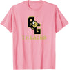 Buffalo Gap High School, Swoope, VA 24479 Buffalo Gap High School Bison Theater T-Shirt - Pink